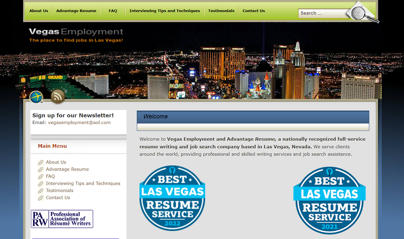 resume services las vegas