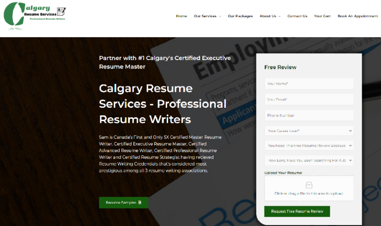 professional resume services calgary