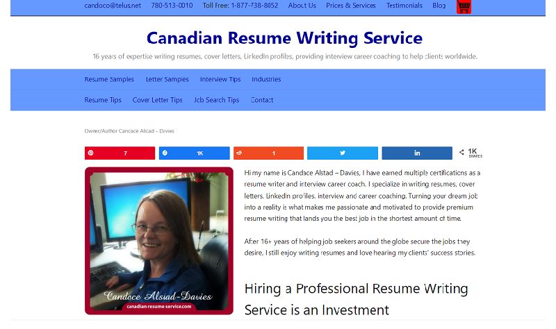 Canadian Resume Writing Service - 800474