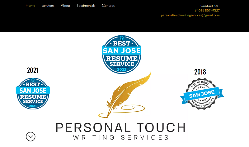 Personal Touch Writing Services _ 800x474