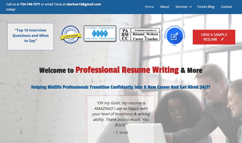 resume writing services detroit