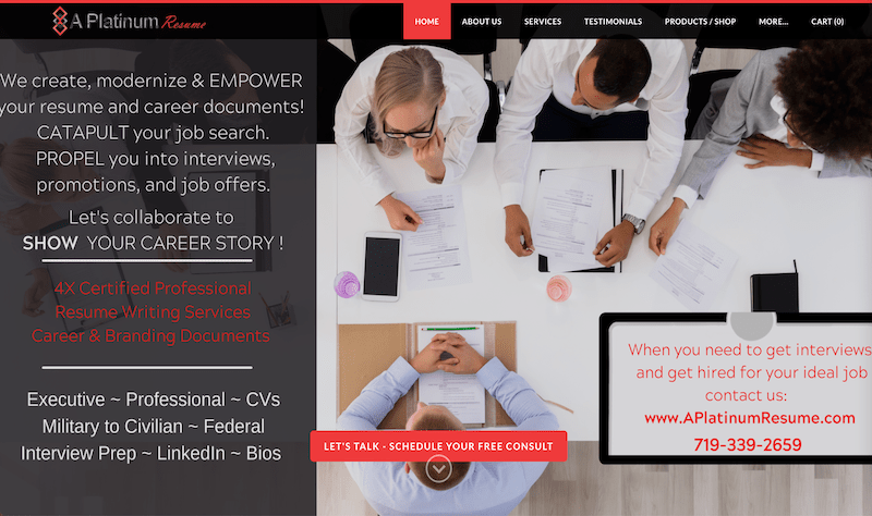 best resume writing service for military A Platinum Resume