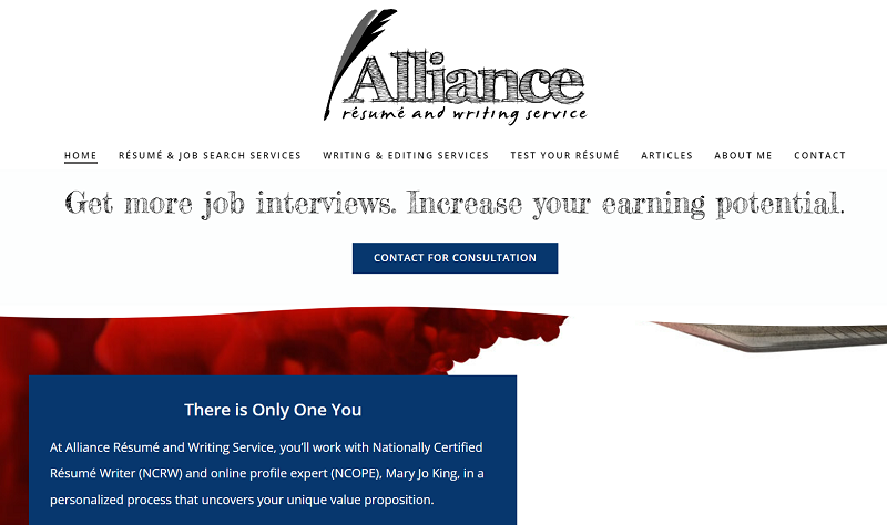 Alliance Résumé and Writing Service – 800x474