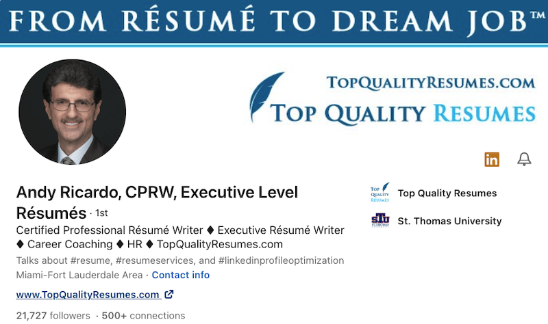 Andy Ricardo LinkedIn Profile