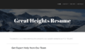 Great Heights Resume