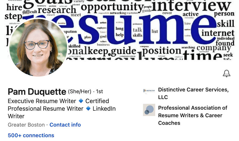 Pam Duquette LinkedIn Profile