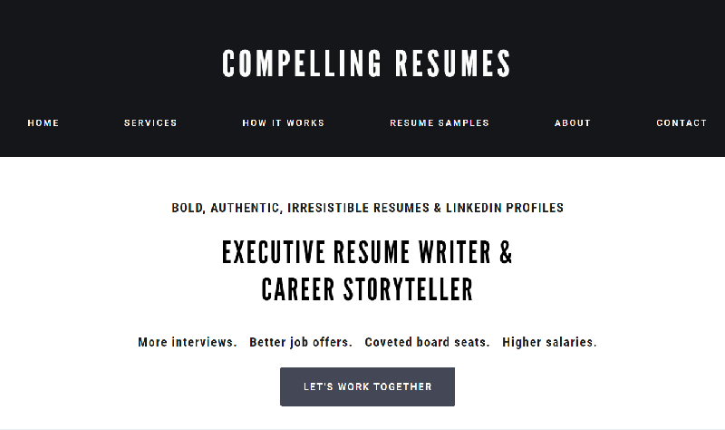 COMPELLING RESUMES - 800474