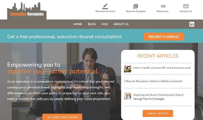 Executive Resumes Atlanta
