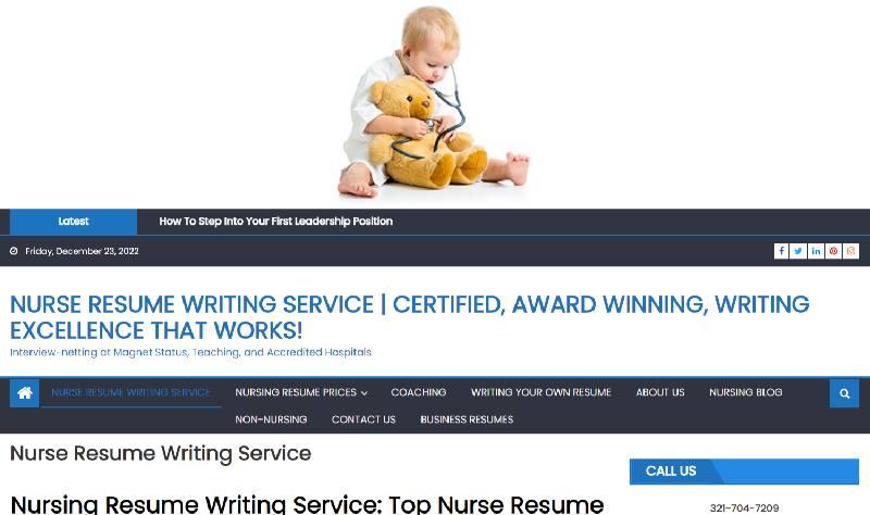 Nurse Resume Writing Service