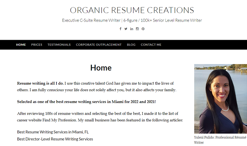 Organic Resume Creations - 800474