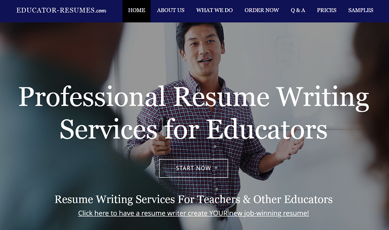 teacher resume writing services
