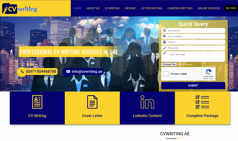 professional cv writing services dubai