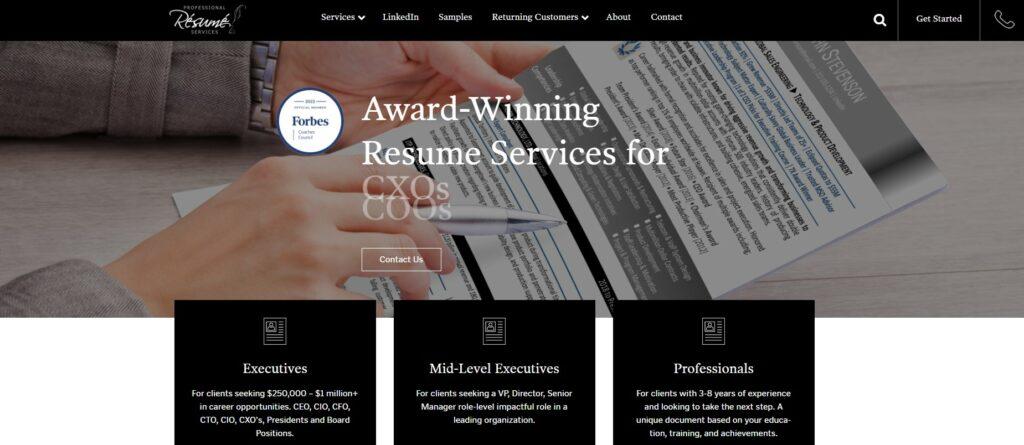 Professional Resume Services