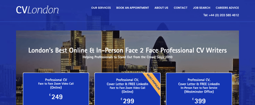 CV London - Best London CV Writing Service