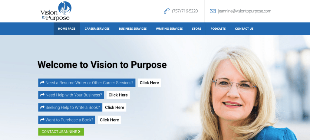 Vision to Purpose - Best Virginia Beach Resume Services