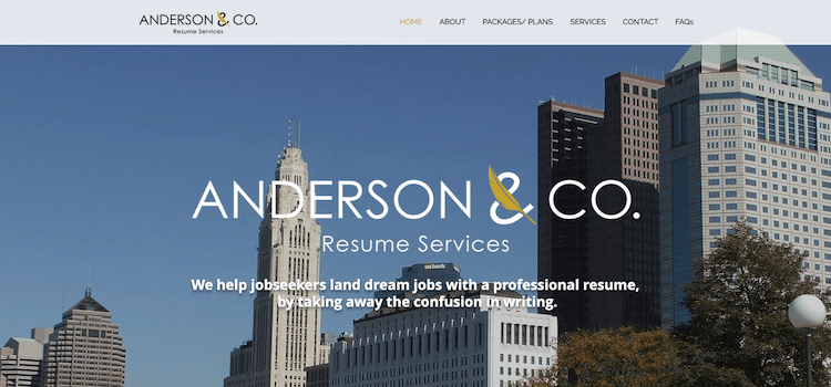 Anderson & Co. - Best Columbus Resume Service