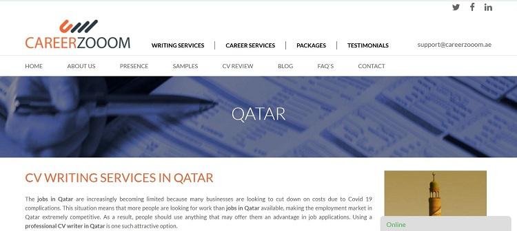 Careerzooom - Best Qatar CV Services