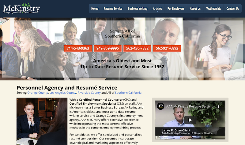 AAA McKinstry Resume Service