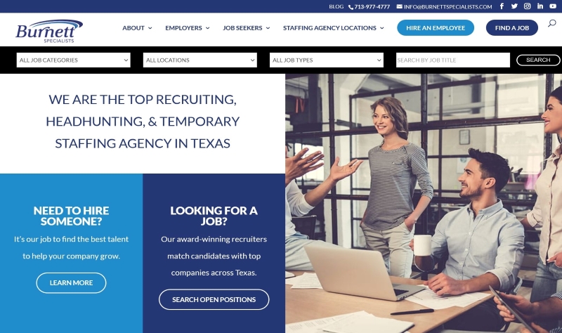 Burnett Specialists Staffing & Recruiting