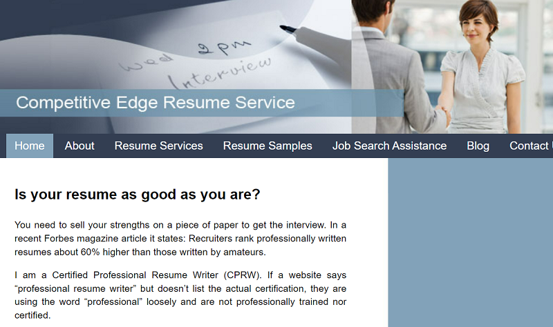 Competitive Edge Resume Service - 800474