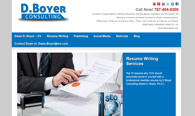 D. Boyer Consulting - 800474