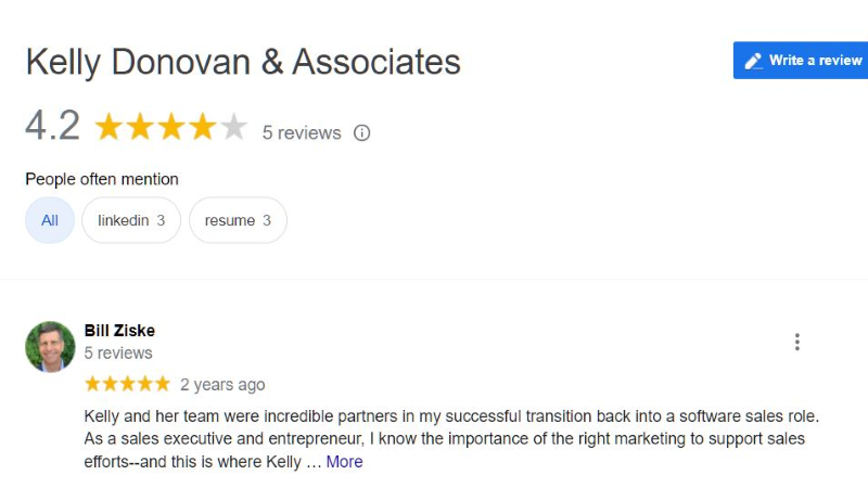 Google review_Kelly Donovan