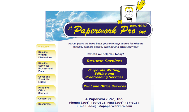 professional resume help winnipeg Paperwork Pro_800474