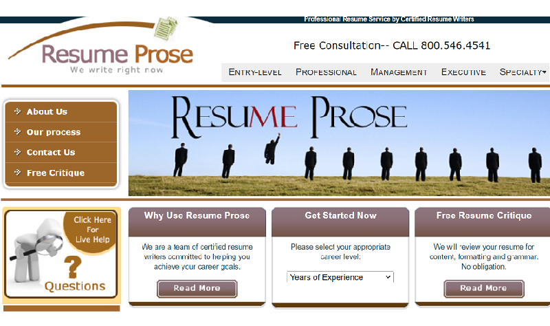 Resume Prose - 800474