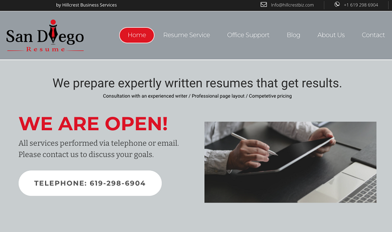 San Diego Resume - 800474