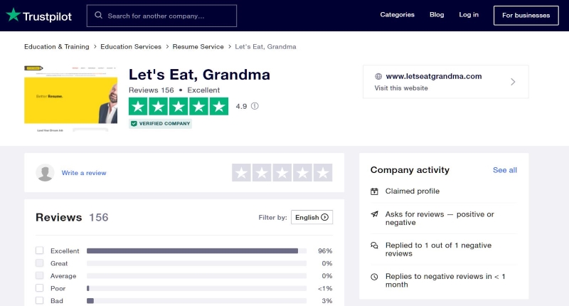 Trustpilot_Lets eat grandma