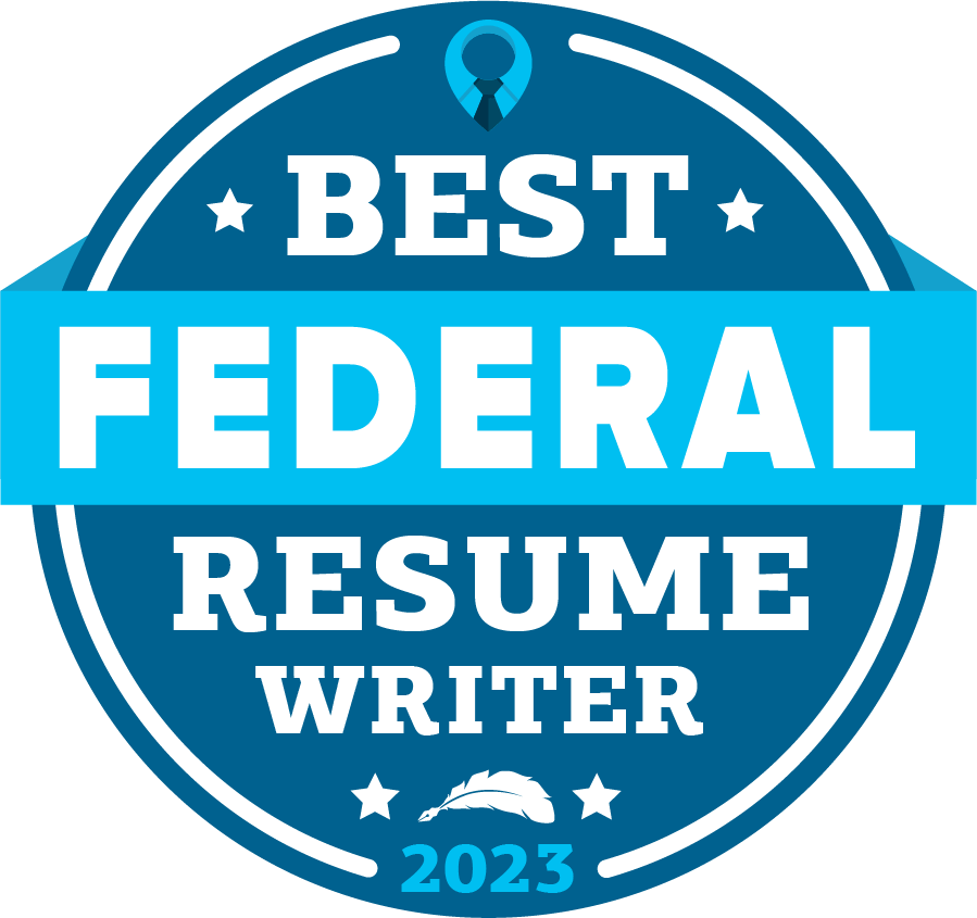 Best Federal Resume Writer Badge 2023