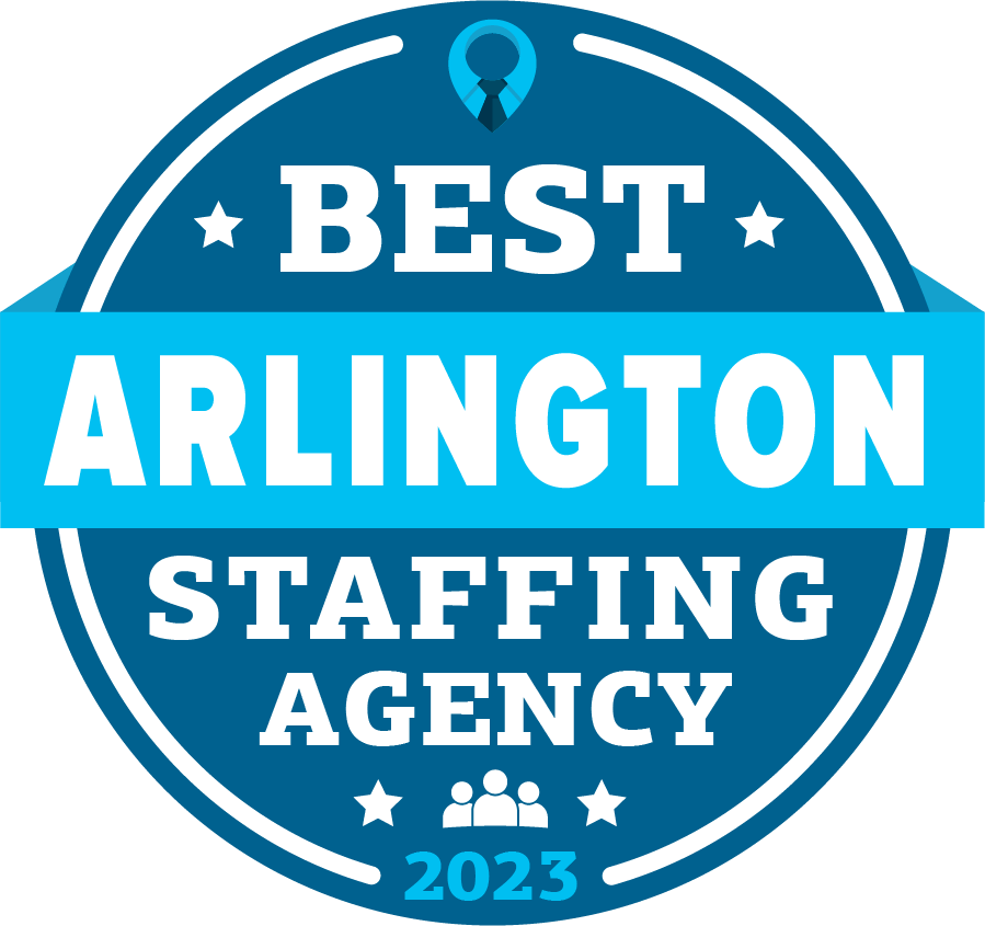 Best Arlington Staffing Agency Badge 2023