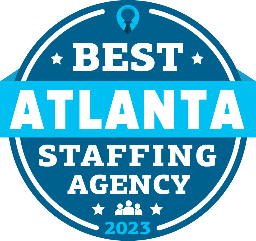 Best Atlanta Staffing Agency Badge 2023