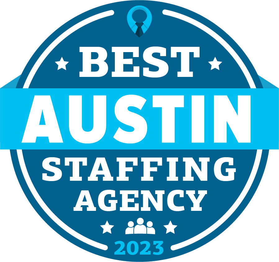 Best Austin Staffing Agency Badge 2023