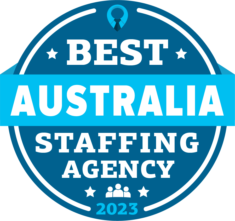 Best Australia Staffing Agency Badge 2023