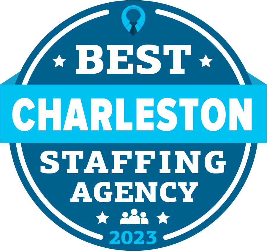 Best Charleston Staffing Agency Badge 2023
