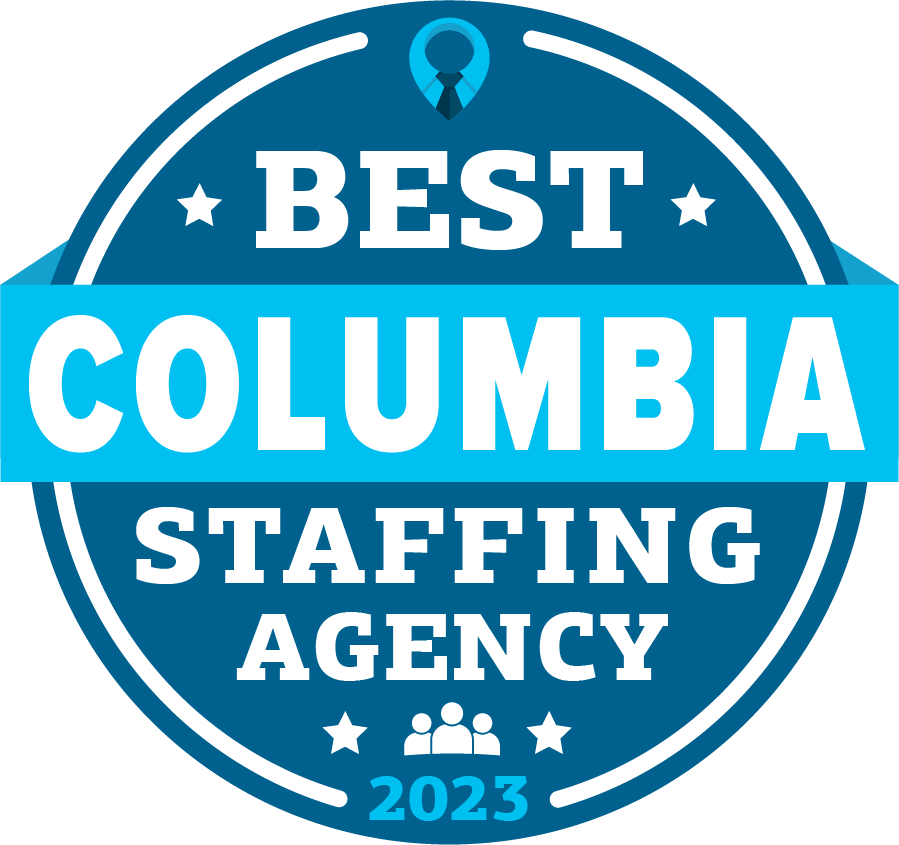 Best Columbia Staffing Agency Badge 2023