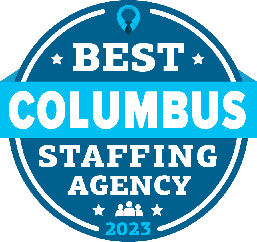 Best Columbus Staffing Agency Badge 2023