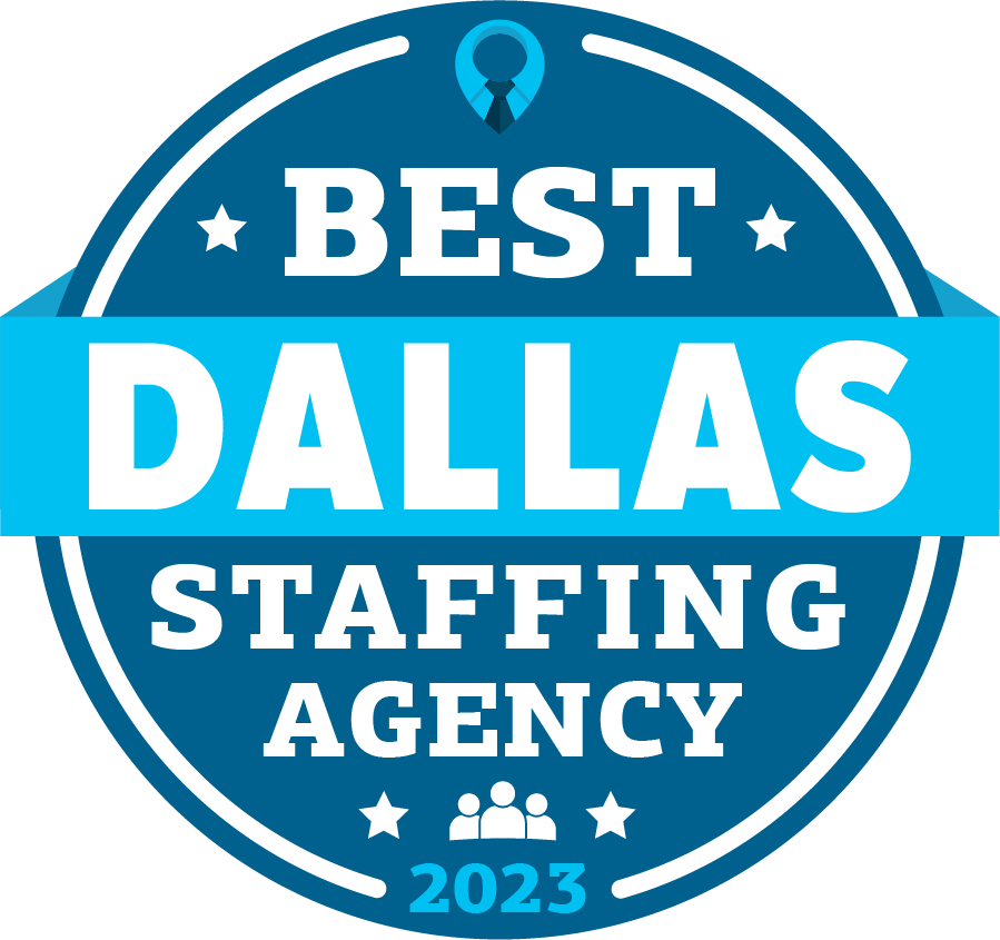 Best Dallas Staffing Agency Badge 2023