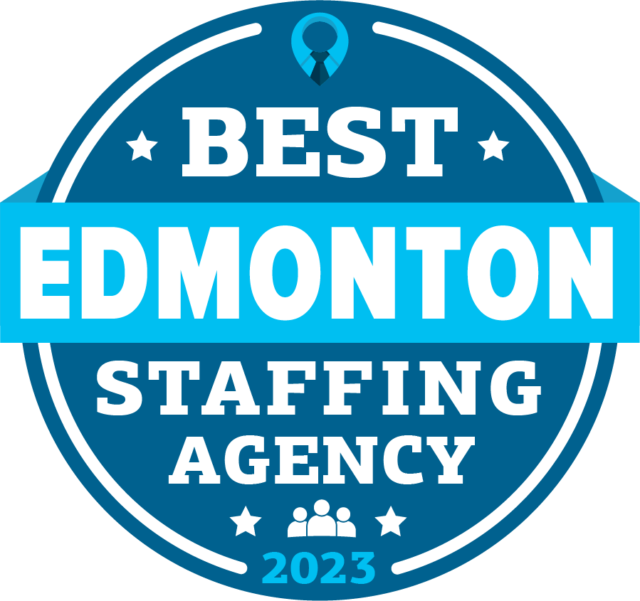 Best Edmonton Staffing Agency Badge 2023