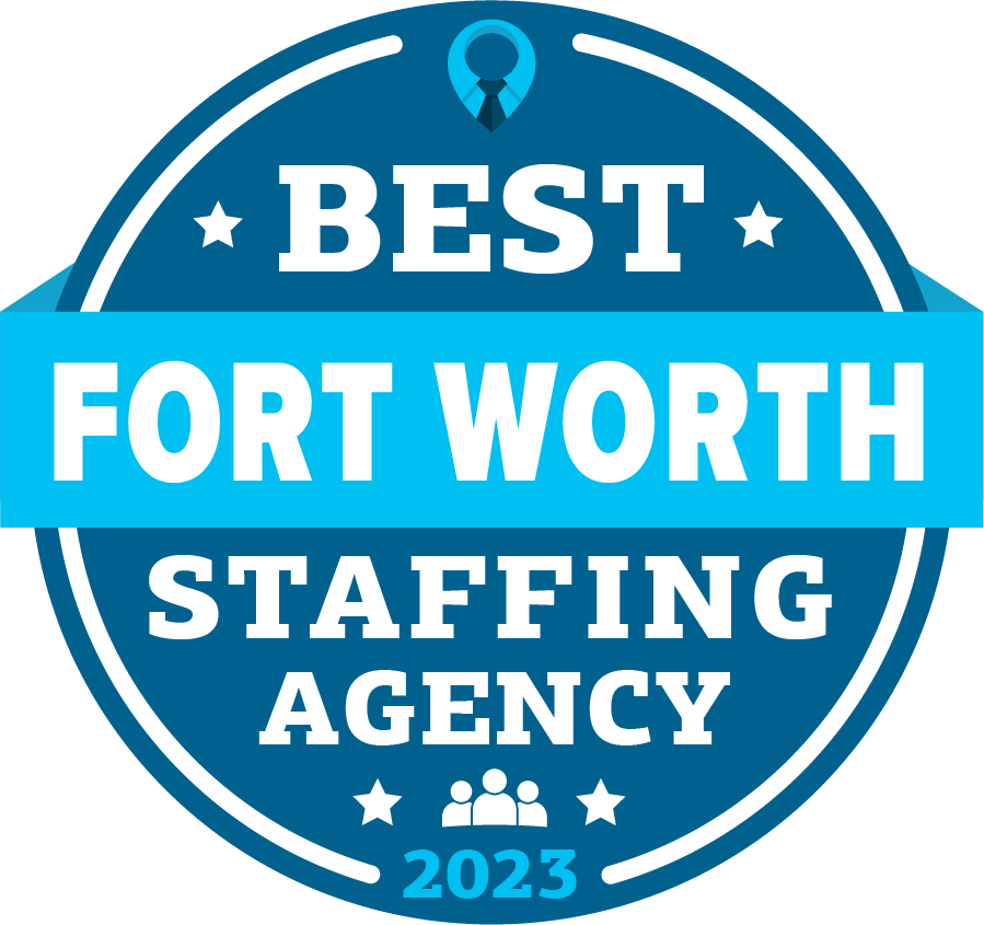 Best Fort Worth Staffing Agency Badge 2023