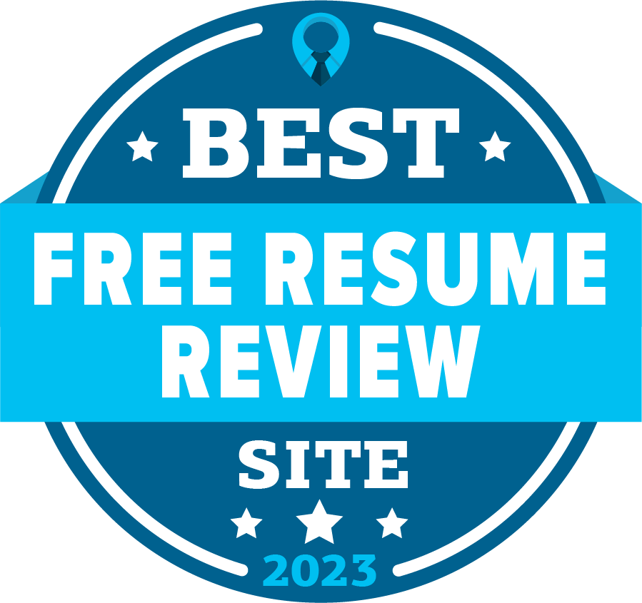 Best Free Resume Review Site Badge 2023