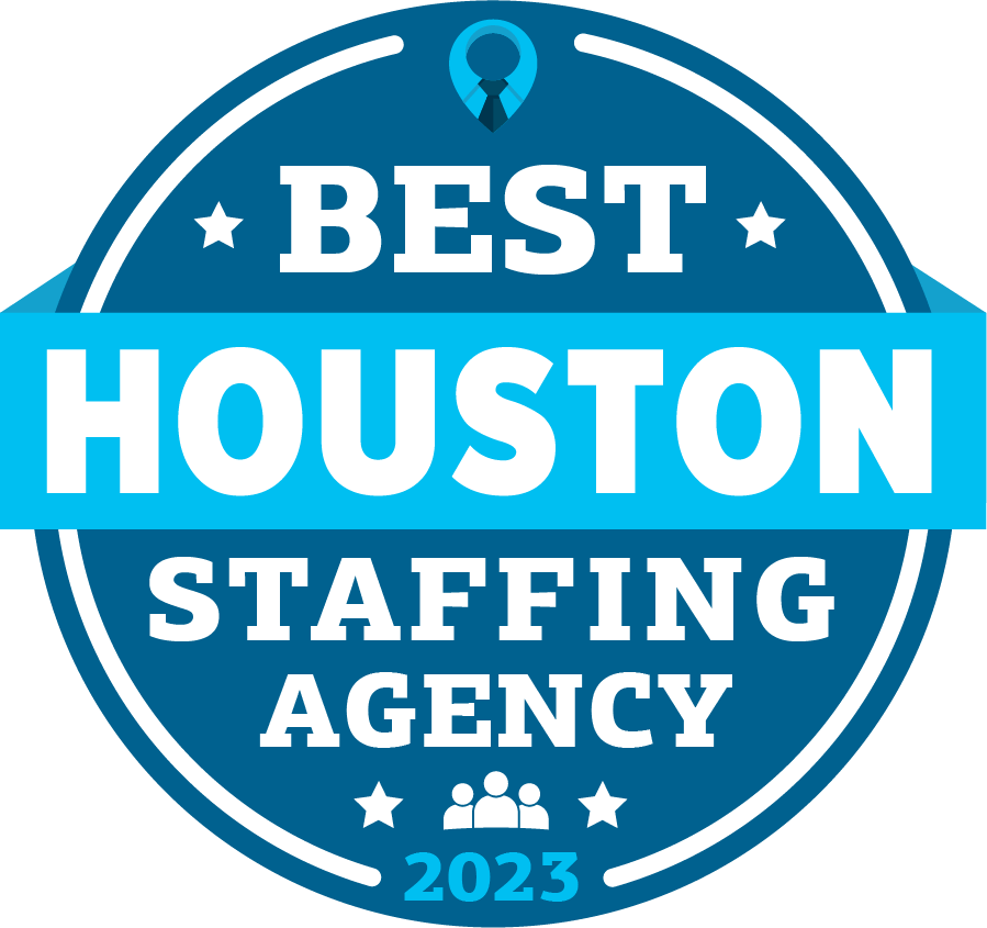 Best Houston Staffing Agency Badge 2023