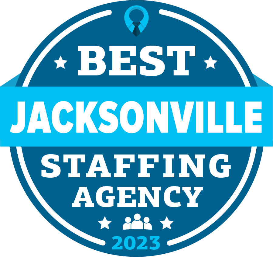 Best Jacksonville Staffing Agency Badge 2023