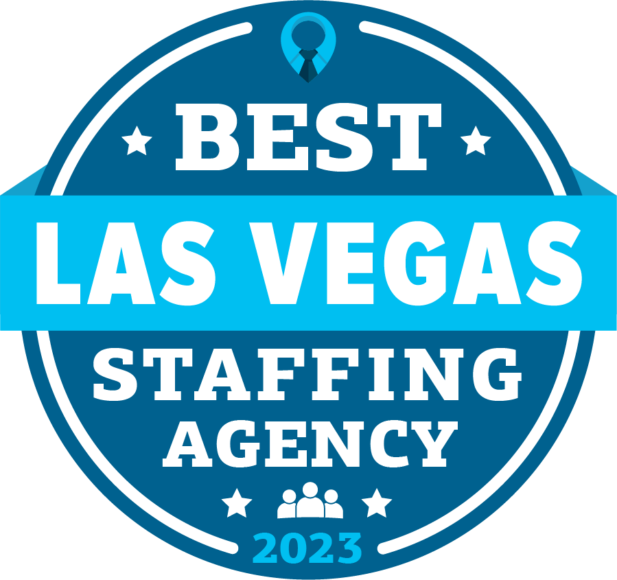 Best Las Vegas Staffing Agency Badge 2023