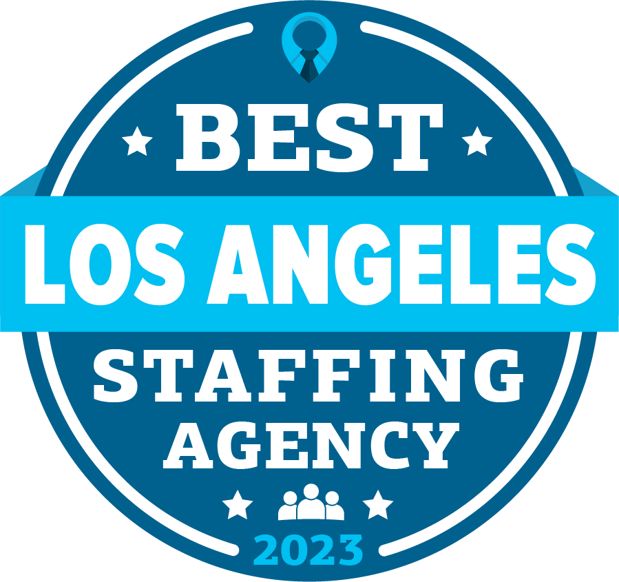 Best Los Angeles Staffing Agency Badge 2023