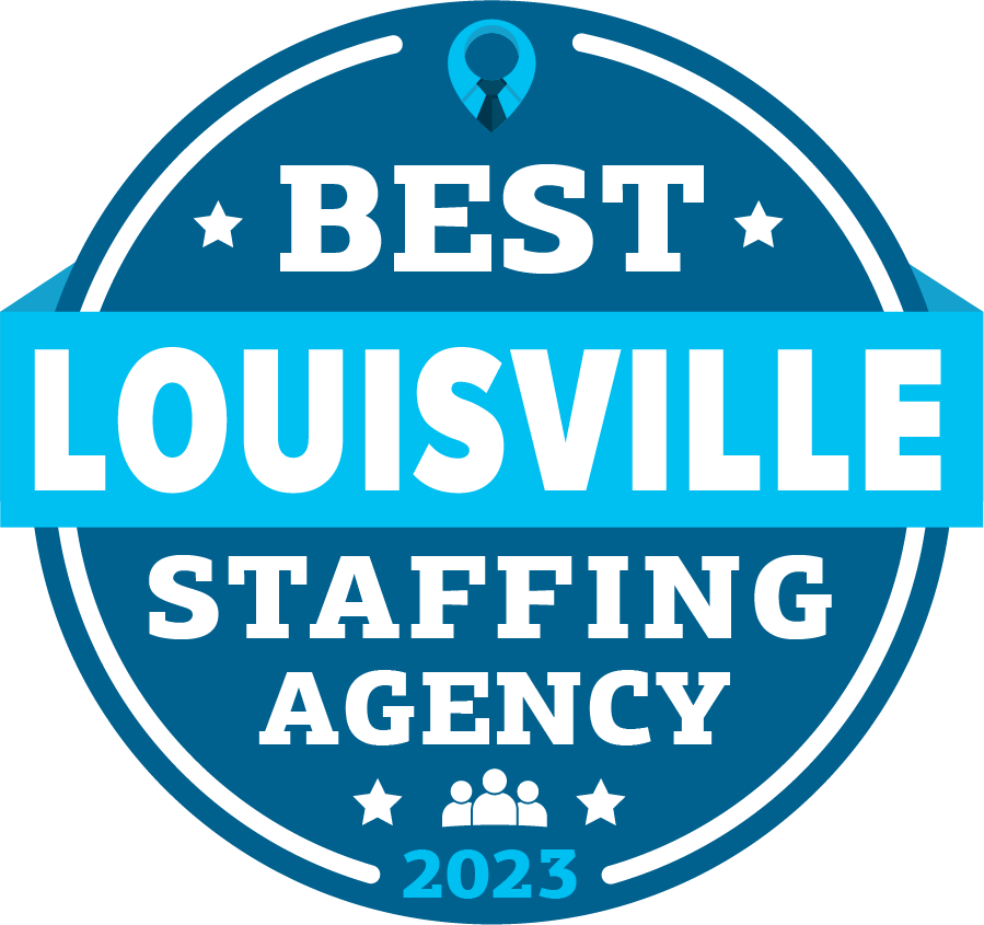 Best Louisville Staffing Agency Badge 2023