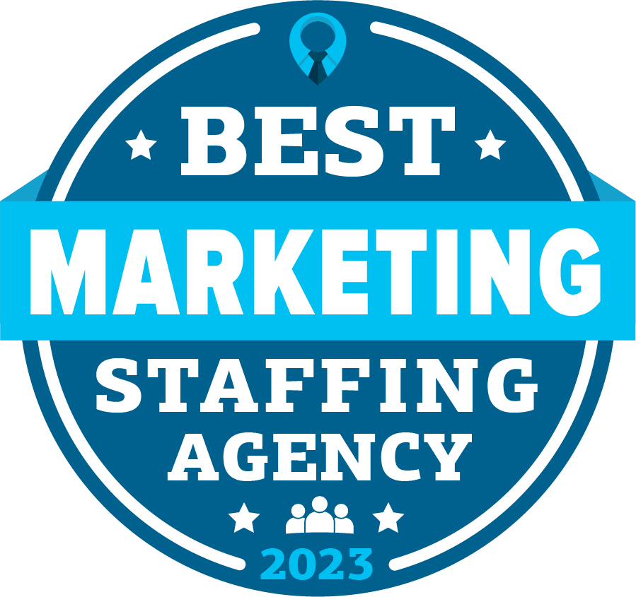 Best Marketing Staffing Agency Badge 2023