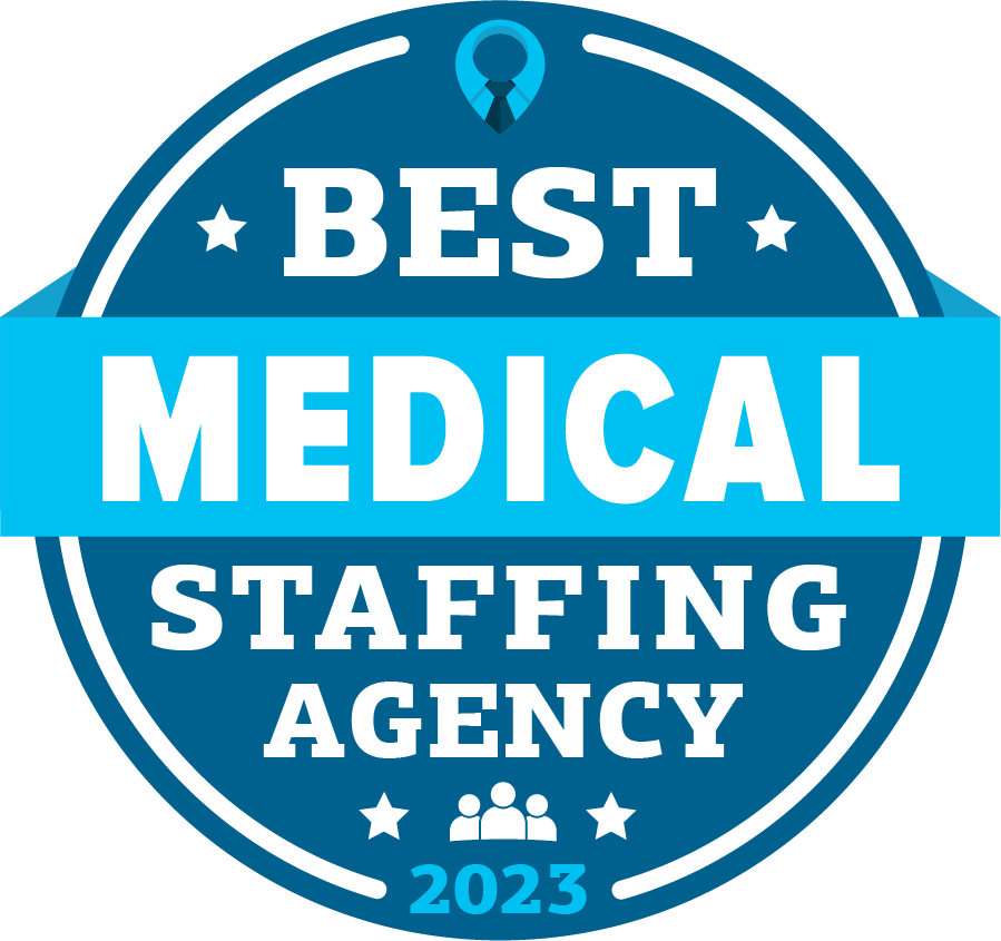 Best Medical Staffing Agency Badge 2023