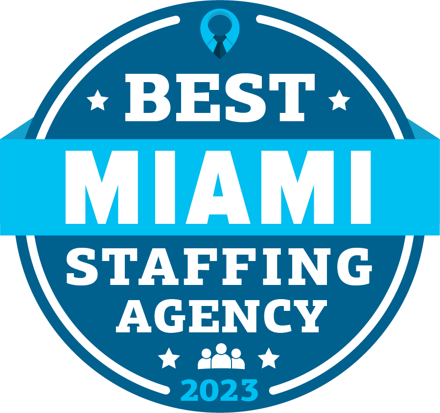 Best Miami Staffing Agency Badge 2023